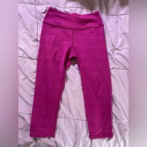 Women’s Cropped Pink Leggings